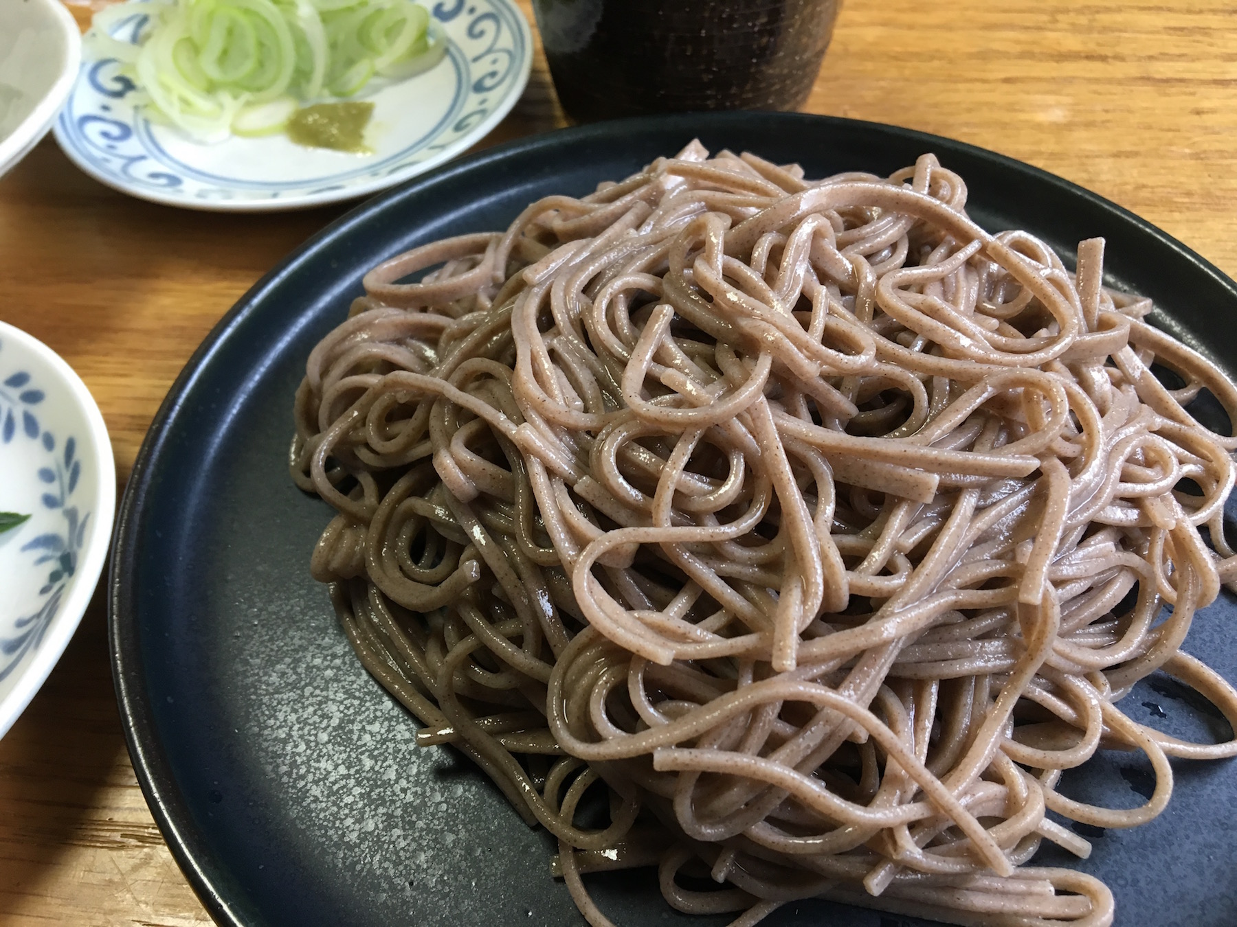食塩無添加、開田高原蕎麦「黒」を食べる